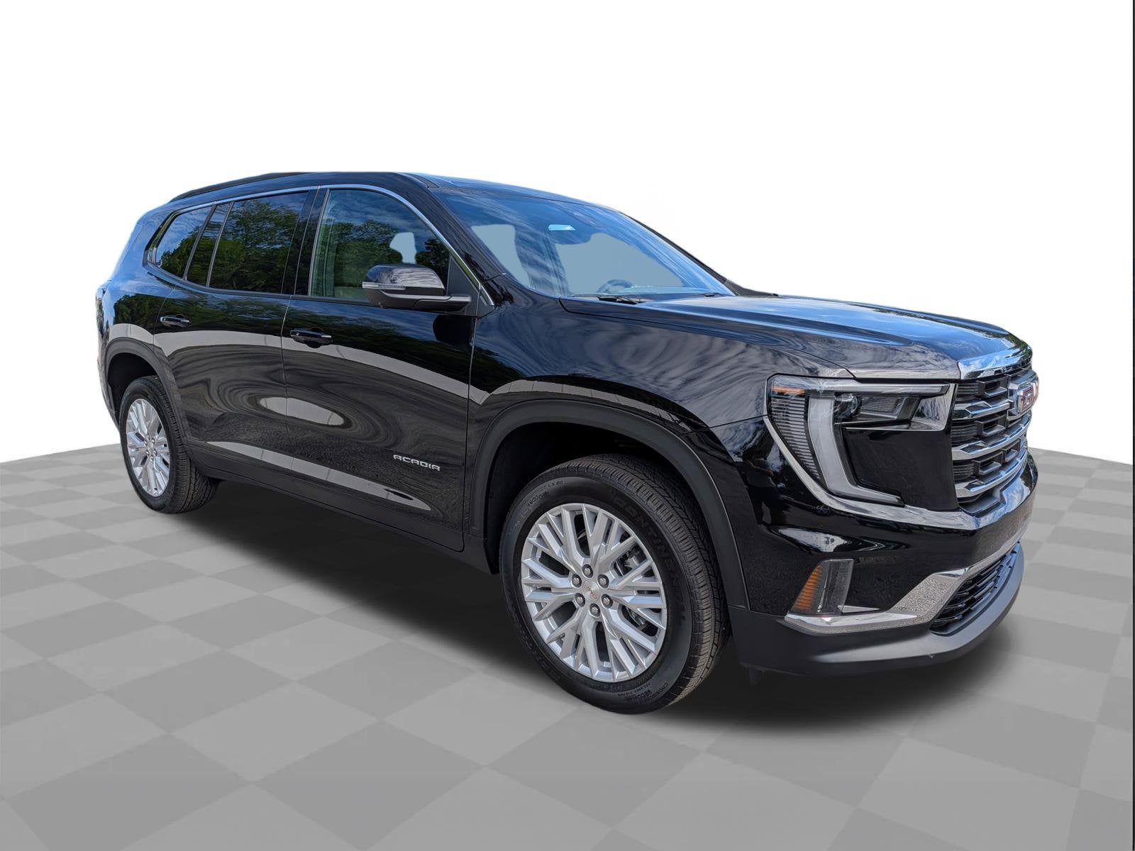 2026 GMC Acadia Elevation in Ebony Twilight Metallic — front three-quarter view