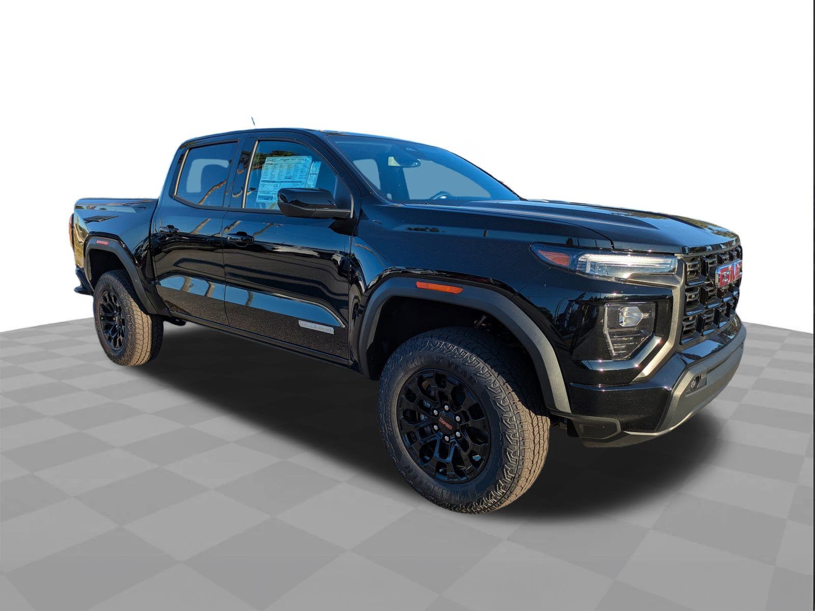 2026 GMC Canyon Elevation in Onyx Black — front three-quarter view