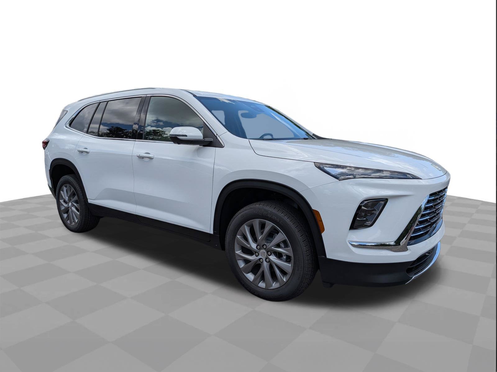 2026 Buick Enclave Preferred in Summit White — front three-quarter view