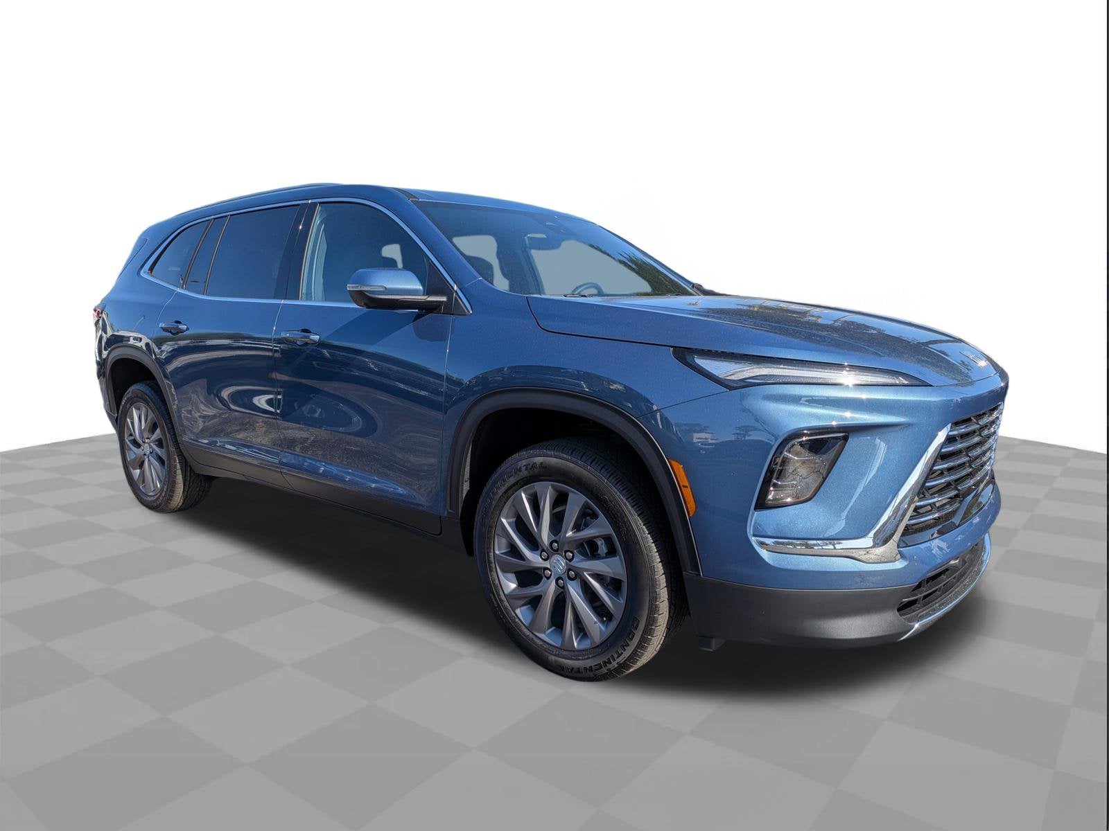 2026 Buick Enclave Preferred in Ocean Blue Metallic — front three-quarter view