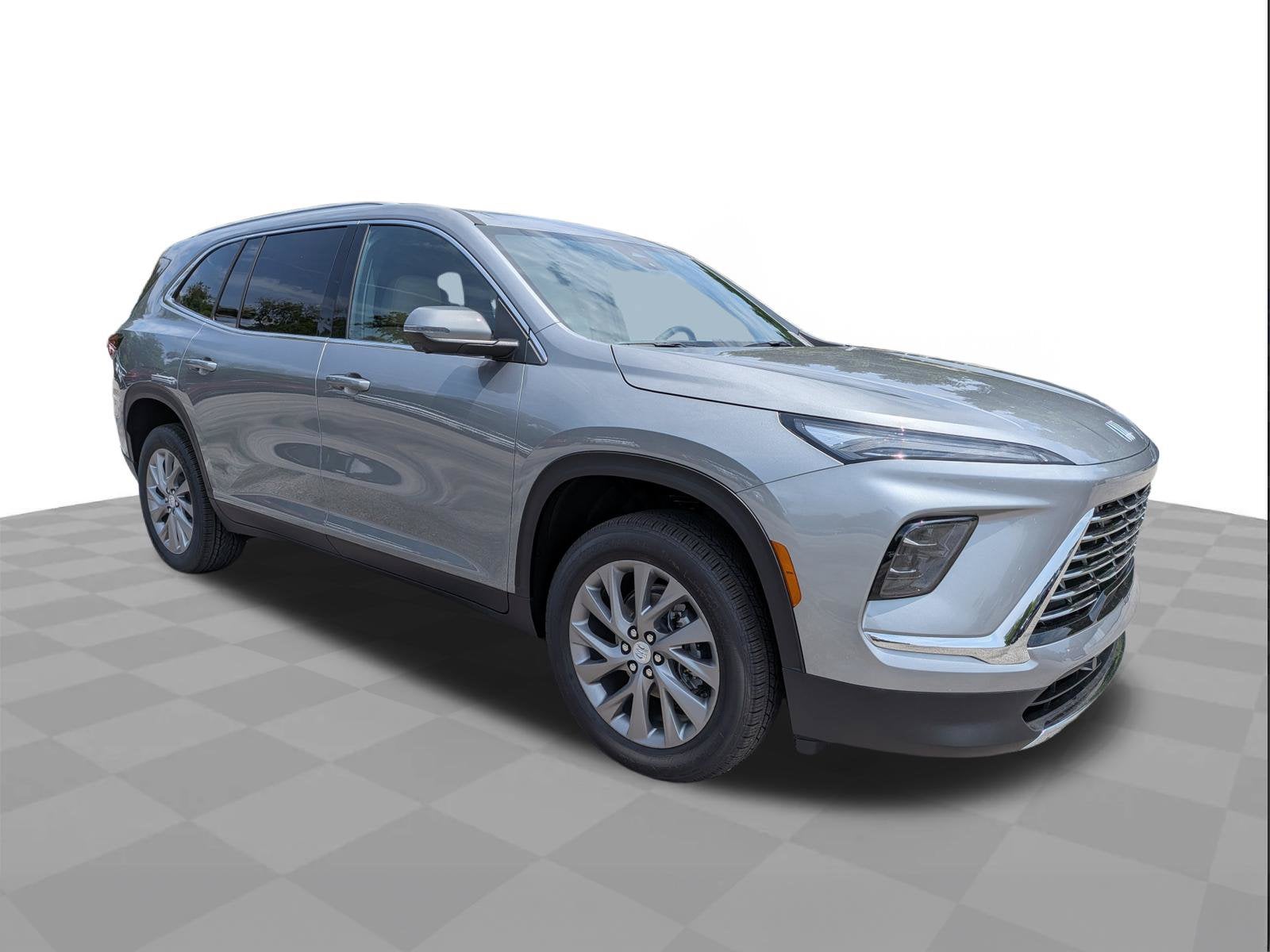 2026 Buick Enclave Preferred in Moonstone Gray Metallic — front three-quarter view