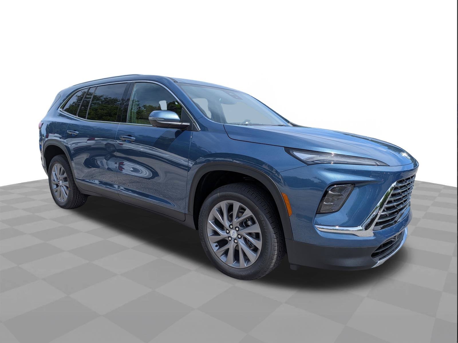 2026 Buick Enclave Preferred in Ocean Blue Metallic — front three-quarter view