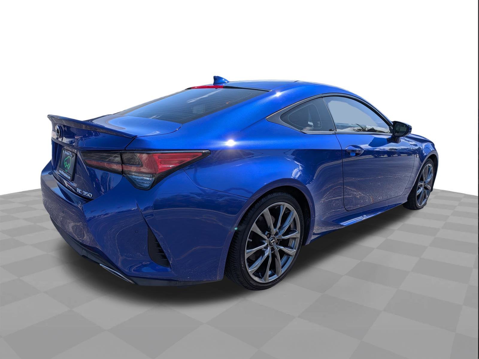 2022 Lexus RC 350 — interior view