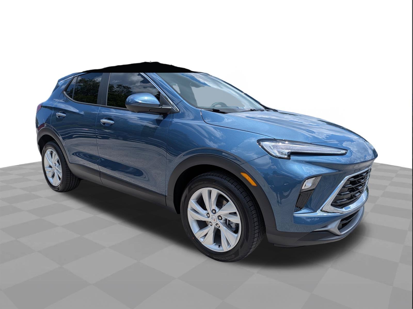 2026 Buick Encore GX Preferred in Ocean Blue Metallic — front three-quarter view
