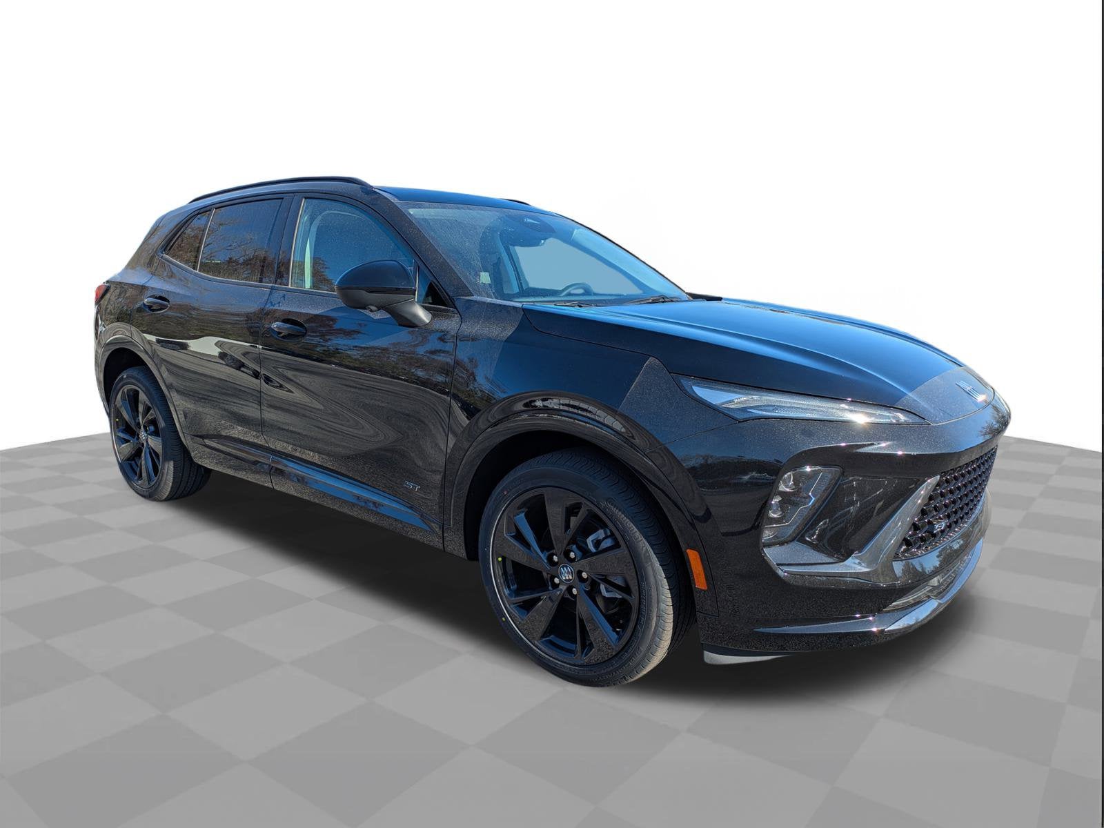 2026 Buick Envision Sport Touring in Ebony Twilight Metallic — front three-quarter view